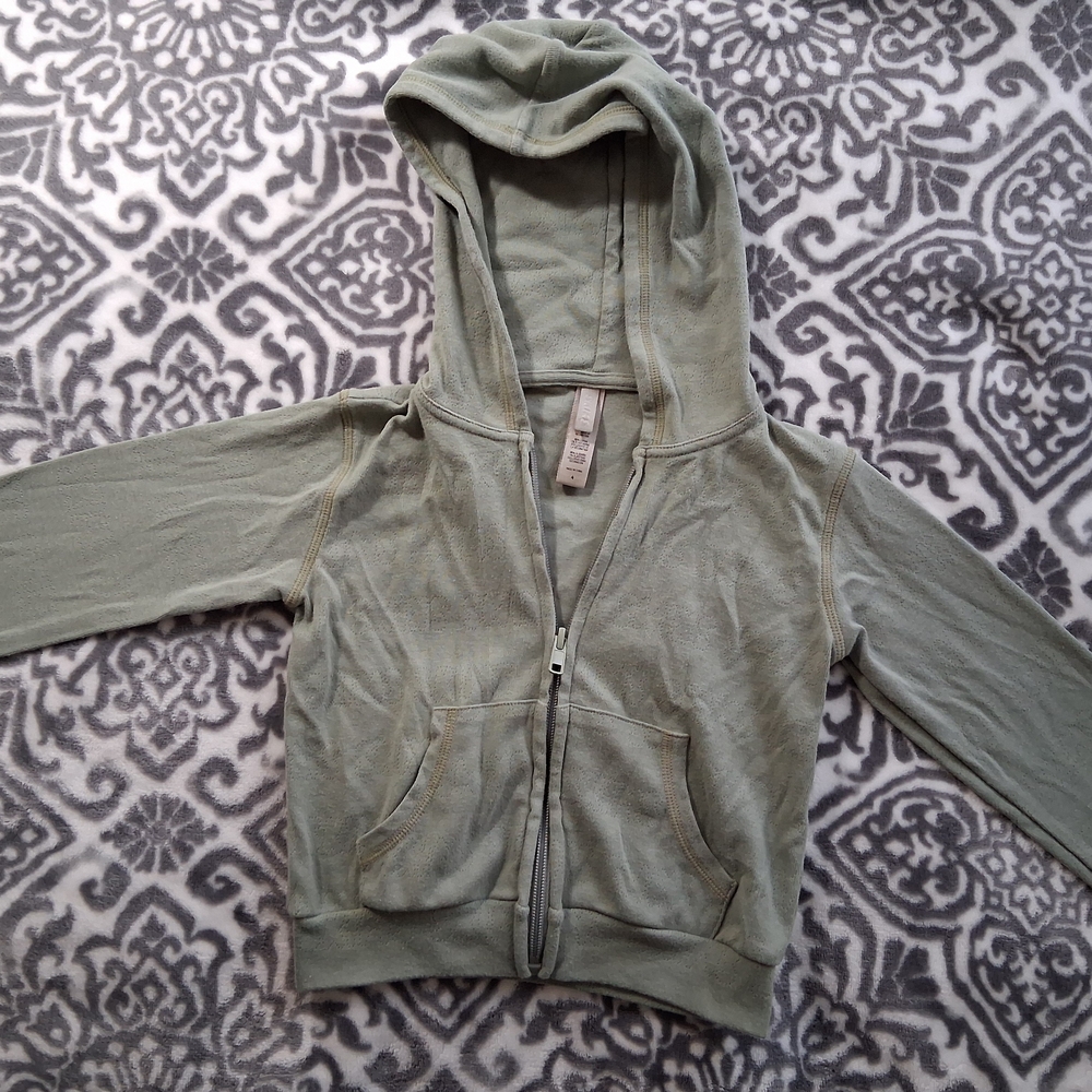 SKIMS Olive Green Kids Hoodie
